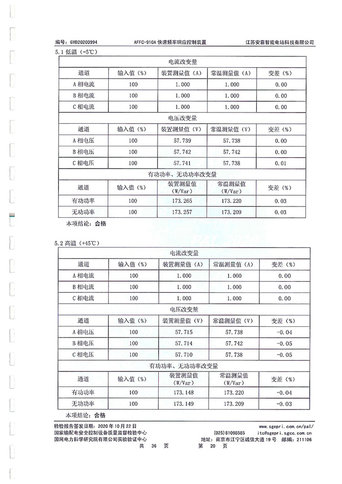 Primary Frequency Regulation