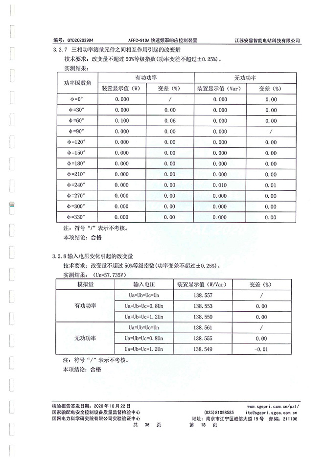 Primary Frequency Regulation
